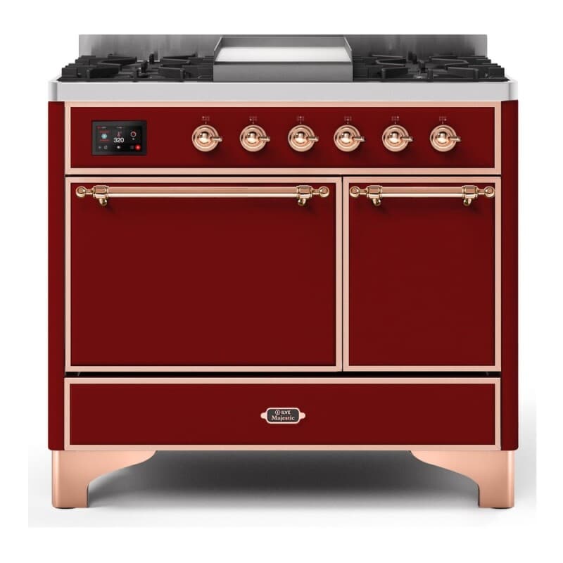 Majestic II Series 40" Dual Fuel Liquid Propane Freestanding Range