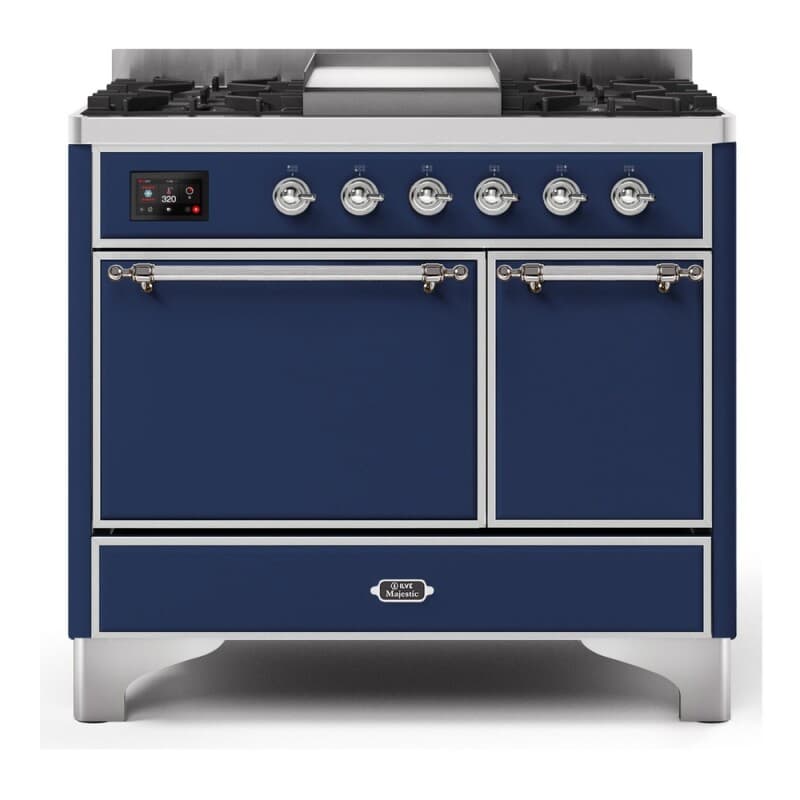 Majestic II Series 40" Dual Fuel Natural Gas Freestanding Range