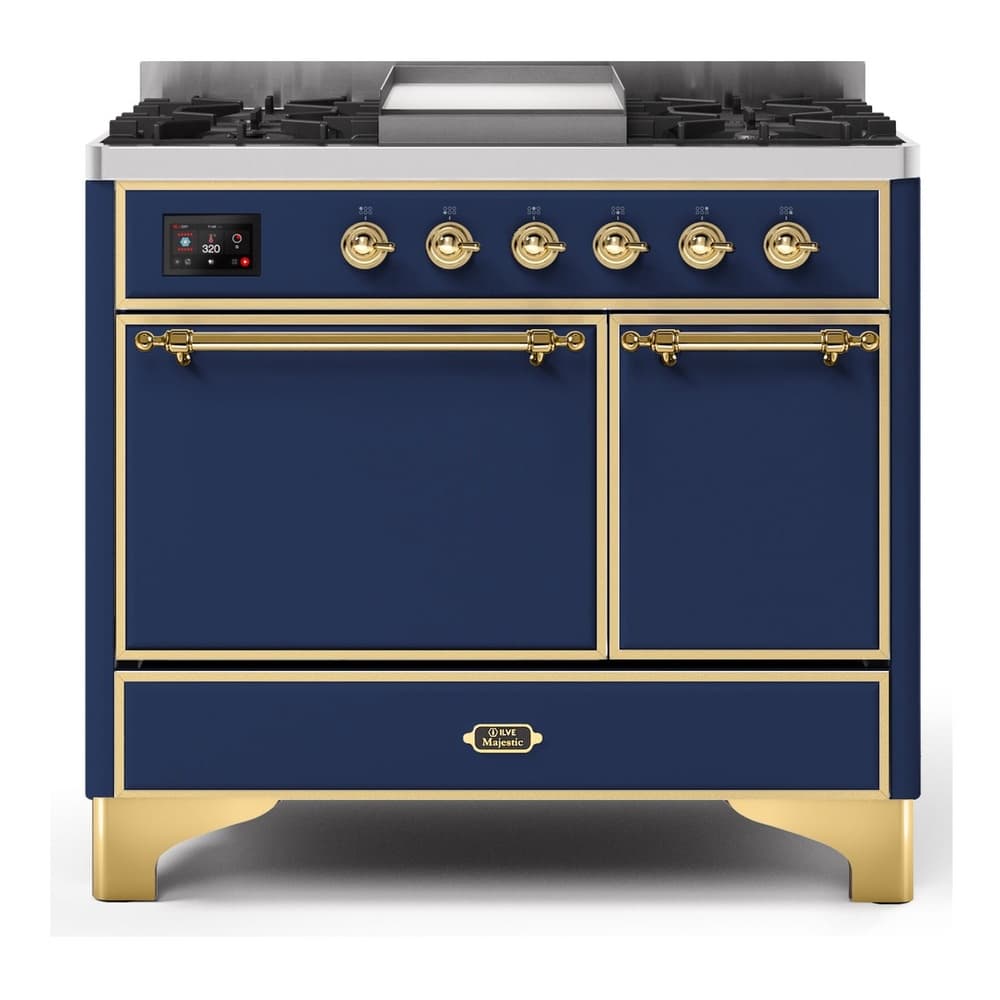 Majestic II Series 40" Dual Fuel Natural Gas Freestanding Range