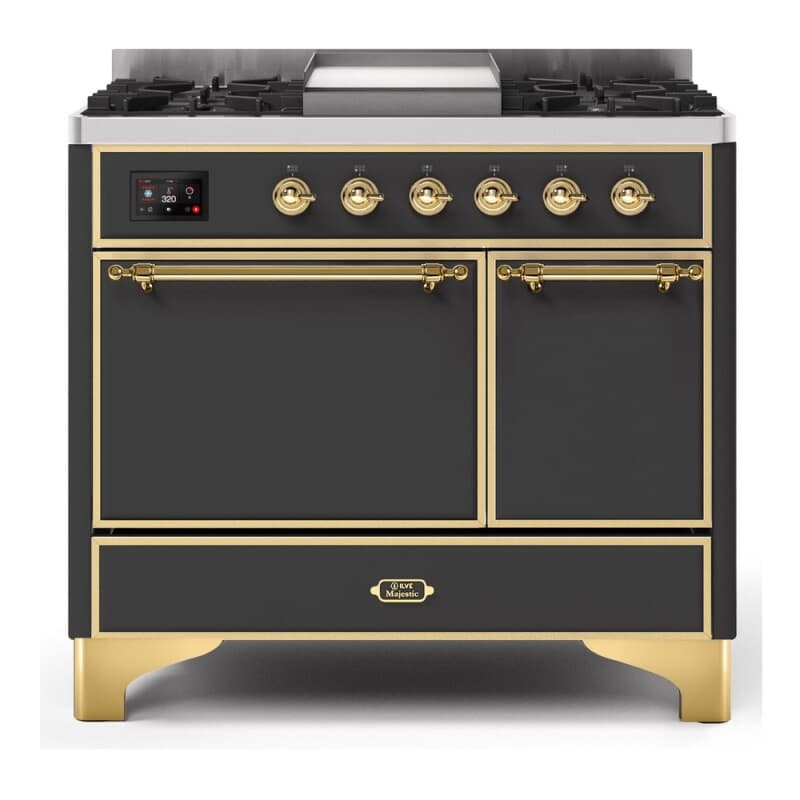 Majestic II Series 40" Dual Fuel Natural Gas Freestanding Range