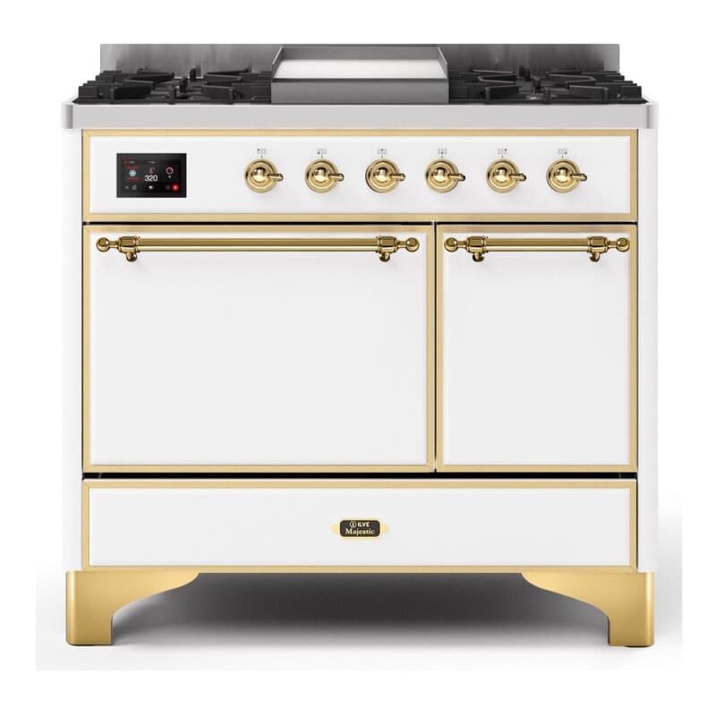 Majestic II Series 40" Dual Fuel Natural Gas Freestanding Range