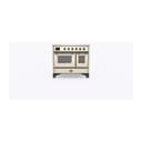 Majestic II Series 40 inch Freestanding Electric Induction Range with 6 Elements, Smoothtop Cooktop, 3.82 cu. ft. Total Oven Capacity, Convection Oven, Viewing Window, Warming Drawer, with Bronze Trim view 2