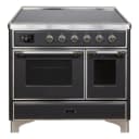 Majestic II Series 40 inch Freestanding Electric Induction Range with 6 Elements, Smoothtop Cooktop, 3.82 cu. ft. Total Oven Capacity, Convection Oven, Viewing Window, Warming Drawer, with Chrome Trim view 3