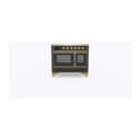 Majestic II Series 40 inch Freestanding Electric Induction Range with 6 Elements, Smoothtop Cooktop, 3.82 cu. ft. Total Oven Capacity, Convection Oven, Viewing Window, Warming Drawer, with Brass Trim view 3