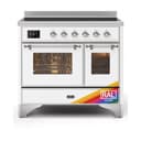Majestic II 40 UMDI10NS3RAC Freestanding Electric Range Range with Induction Double Oven with Triple Glass Door with Chrome knobs view 1