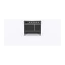 Majestic II Series 40 inch Freestanding Electric Induction Range with 6 Elements, Smoothtop Cooktop, 3.82 cu. ft. Total Oven Capacity, Convection Oven, Warming Drawer, with Chrome Trim view 2