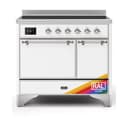 Majestic II 40 UMDI10QNS3RAC Freestanding Electric Range Range with Induction Double Oven with Solid Door with Chrome knobs view 1