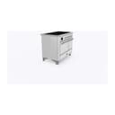 Majestic II Series 40 inch Freestanding Electric Induction Range with 6 Elements, Smoothtop Cooktop, 3.82 cu. ft. Total Oven Capacity, Convection Oven, Warming Drawer, with Chrome Trim view 4