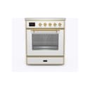 Majestic II 30 UMI30NE3RAG Freestanding Electric Range Range with Induction Single Oven with Triple Glass Door with Brass knobs view 2