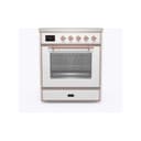 Majestic II 30 UMI30NE3RAP Freestanding Electric Range Range with Induction Single Oven with Triple Glass Door with Copper knobs view 2