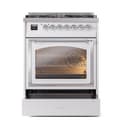Nostalgie II Noblesse 30″ Dual Fuel Range  (Liquid Propane, Triple Glass Door, RAL, Chrome) view 5