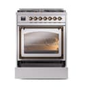Nostalgie II Noblesse 30″ Dual Fuel Range  (Liquid Propane, Triple Glass Door, Stainless Steel, Burnished) view 5