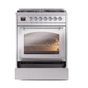 Nostalgie II Noblesse 30″ Dual Fuel Range  (Natural Gas, Triple Glass Door, Stainless Steel, Chrome) view 5
