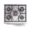 Nostalgie II Noblesse 30″ Dual Fuel Range  (Natural Gas, Solid Door, Graphite Matte, Chrome) view 4