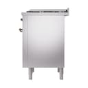 Nostalgie II Noblesse 36″ Dual Fuel Range (Liquid Propane, Solid Door, Stainless Steel, Burnished) view 6