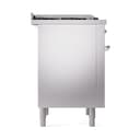 Nostalgie II Noblesse 36″ Dual Fuel Range (Liquid Propane, Solid Door, Stainless Steel, Chrome) view 5