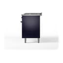 Nostalgie II Noblesse 60″ Dual Fuel Range      (9 Sealed Burners + Griddle, Natural Gas, Solid Door, Midnight Blue, Burnished) view 7