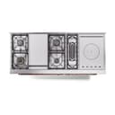 Nostalgie II Noblesse 60″ Dual Fuel Range      (7 Sealed Burners + Griddle + French Top, Natural Gas, Triple Glass Door, Graphite Matte, Copper) view 9