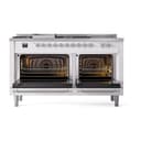 Nostalgie II Noblesse 60″ Dual Fuel Range      (7 Sealed Burners + Griddle + French Top, Natural Gas, Triple Glass Door, RAL, Chrome) view 4
