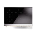 Nostalgie II Noblesse 40″ Induction Range  (Solid Door, Emerald Green, Brass) view 3