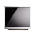 Nostalgie II Noblesse 30″ Induction Range (Triple Glass Door, Burgundy, Brass) view 6