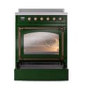 Nostalgie II Noblesse 30″ Induction Range (Triple Glass Door, Emerald Green, Burnished) view 4