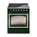 Nostalgie II Noblesse 30″ Induction Range (Triple Glass Door, Emerald Green, Chrome) view 1