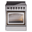 Nostalgie II Noblesse 30″ Induction Range (Triple Glass Door, Stainless Steel, Burnished) view 1