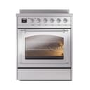 Nostalgie II Noblesse 30″ Induction Range (Triple Glass Door, Stainless Steel, Chrome) view 2