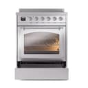 Nostalgie II Noblesse 30″ Induction Range (Triple Glass Door, Stainless Steel, Chrome) view 4