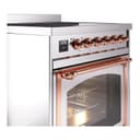 Nostalgie II Noblesse 30″ Induction Range (Triple Glass Door, Stainless Steel, Copper) view 5