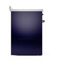 Nostalgie II Noblesse 30″ Induction Range (Solid Door, Midnight Blue, Burnished) view 4