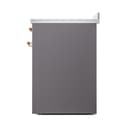 Nostalgie II Noblesse 30″ Induction Range (Solid Door, Graphite Matte, Copper) view 5