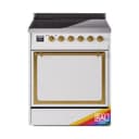 Nostalgie II Noblesse 30″ Induction Range (Solid Door, RAL, Brass) view 1