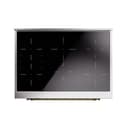 Nostalgie II Noblesse 36″ Induction Range   (Triple Glass Door, Glossy Black, Brass) view 6