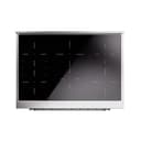 Nostalgie II Noblesse 36″ Induction Range   (Triple Glass Door, Burgundy, Chrome) view 6