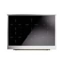 Nostalgie II Noblesse 36″ Induction Range   (Triple Glass Door, Burgundy, Brass) view 6