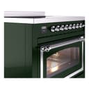 Nostalgie II Noblesse 36″ Induction Range   (Triple Glass Door, Emerald Green, Chrome) view 5