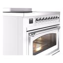 Nostalgie II Noblesse 36″ Induction Range   (Triple Glass Door, RAL, Chrome) view 5