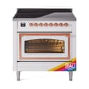 Nostalgie II Noblesse 36″ Induction Range   (Triple Glass Door, RAL, Copper) view 1
