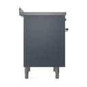 Nostalgie II Noblesse 36″ Induction Range   (Solid Door, Blue Grey, Chrome) view 4