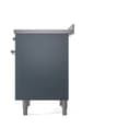 Nostalgie II Noblesse 36″ Induction Range   (Solid Door, Blue Grey, Chrome) view 5
