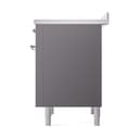 Nostalgie II Noblesse 36″ Induction Range   (Solid Door, Stainless Steel, Chrome) view 5