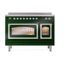 Nostalgie II Noblesse 48″ Induction Range  (Triple Glass Door, Emerald Green, Chrome) view 3