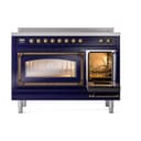 Nostalgie II Noblesse 48″ Induction Range  (Triple Glass Door, Midnight Blue, Burnished) view 5