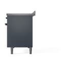 Nostalgie II Noblesse 48″ Induction Range  (Solid Door, Blue Grey, Burnished) view 5