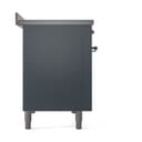 Nostalgie II Noblesse 48″ Induction Range  (Solid Door, Blue Grey, Chrome) view 5