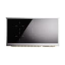 Nostalgie II Noblesse 48″ Induction Range  (Solid Door, Midnight Blue, Brass) view 3