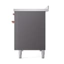 Nostalgie II Noblesse 48″ Induction Range  (Solid Door, Graphite Matte, Copper) view 5