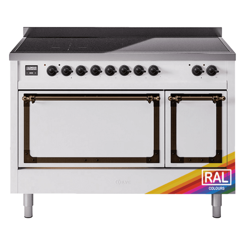 Nostalgie II Noblesse 48″ Induction Range  (Solid Door, RAL, Burnished)